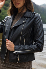 Cara Faux Leather Jacket