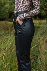 Dagmar High Waisted PU Trousers