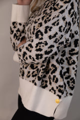 Scarlett Leopard Roll Neck