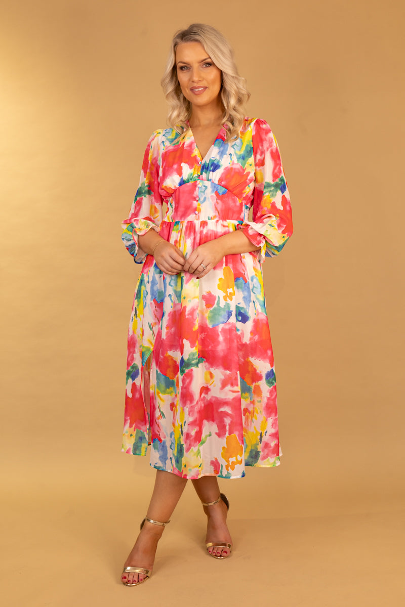 Dee Multi Colour Midi Dress