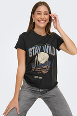 Lucy Stay Wild Graphic Tee