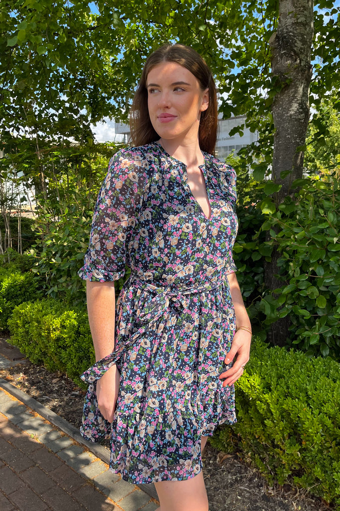 Falia Short Navy Dress