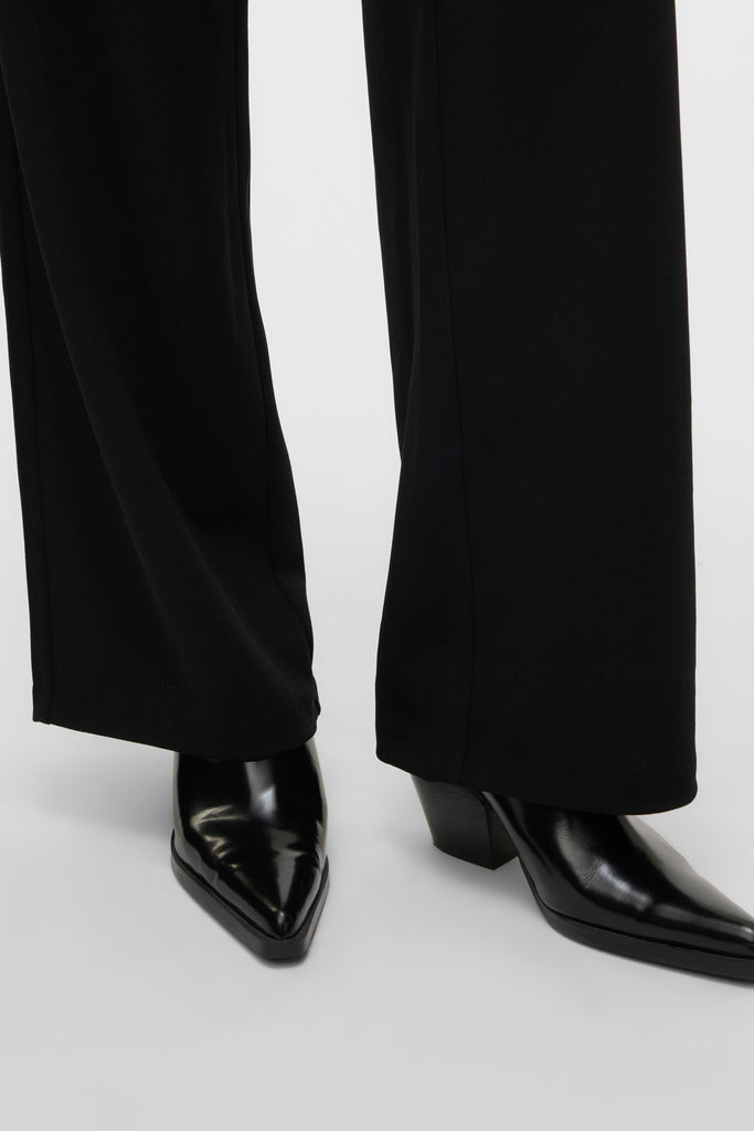 Berlin Black Wide Leg Trousers