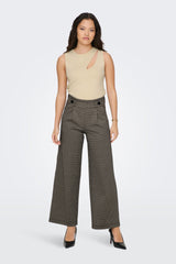 Geggo Brown Check Trousers