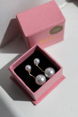 Banita Pearl & Gold Plated Drop Earring