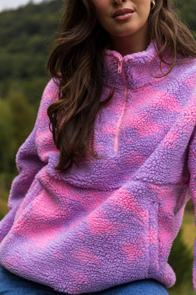 Nixi Zip Tie Dye Fleece