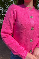Sofie Sangria Pink Knit Cardigan