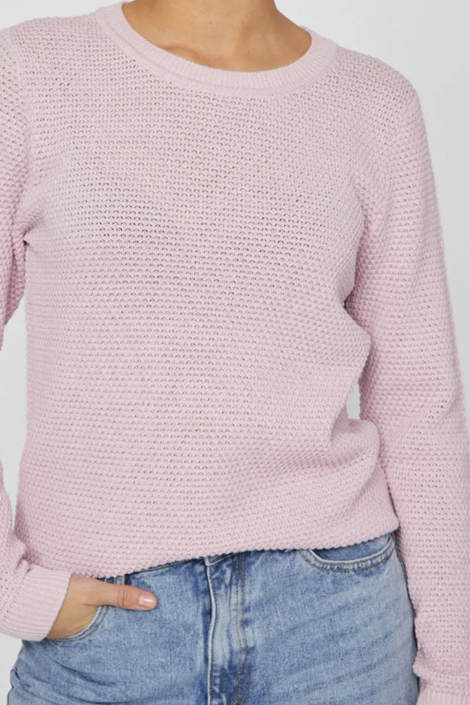 Dalo O-Neck Orchid Knit Jumper