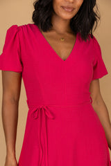 Roxy Cerise Pink Midi Dress