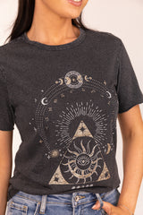 Lucy Zodiac Printed Tee