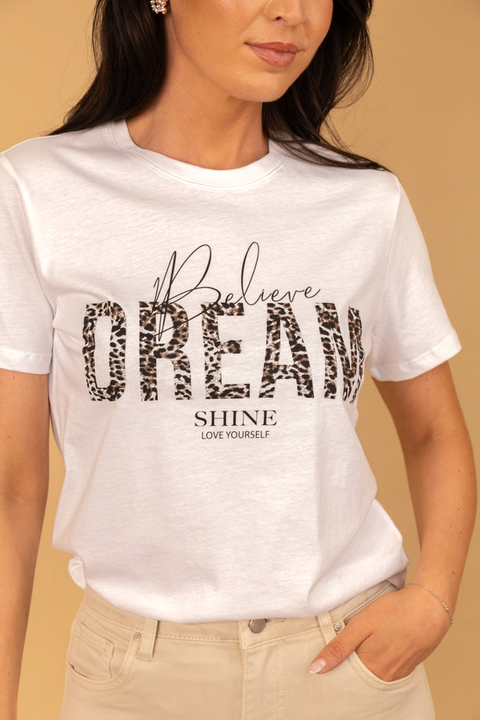 Jeo Dream Leopard Graphic Tee