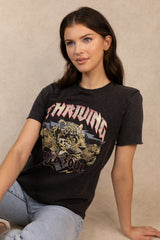 Lucy Thriving Black T-Shirt