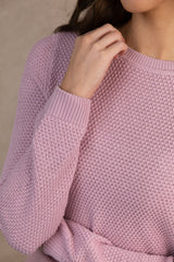 Dalo O-Neck Orchid Knit Jumper