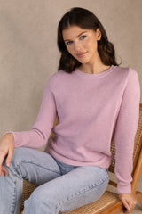 Dalo O-Neck Orchid Knit Jumper