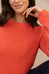 Dalo O-Neck Coral Knit Jumper