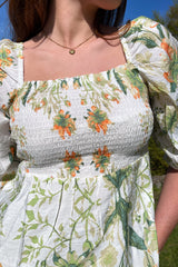 Josie Green Garden Smock Top