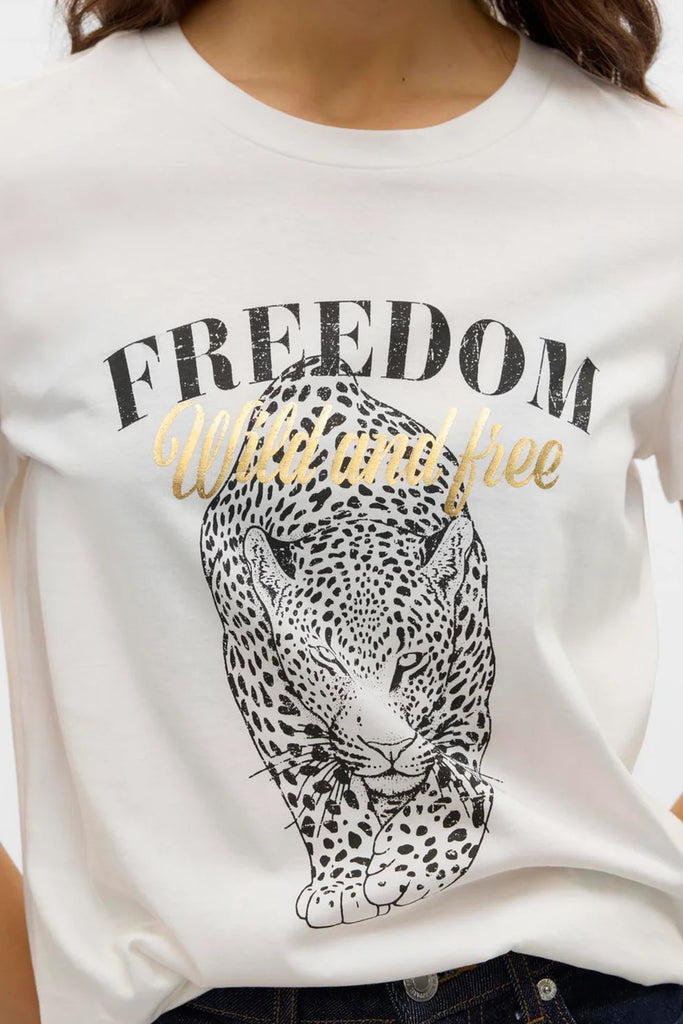 Vasta White Freedom Graphic Tee