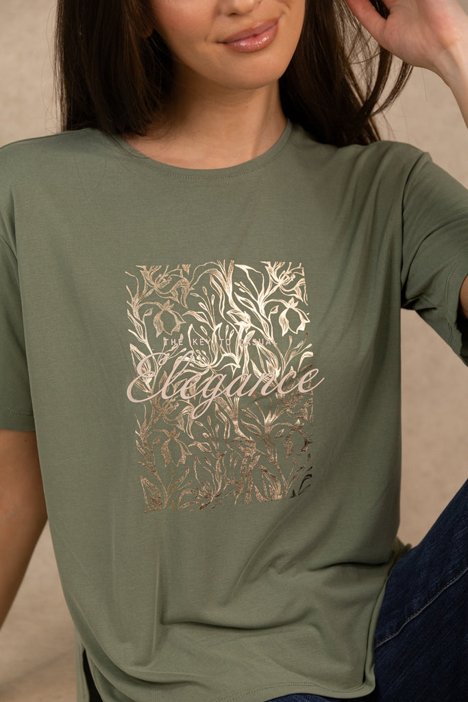 Free Life Green Botanical T-Shirt