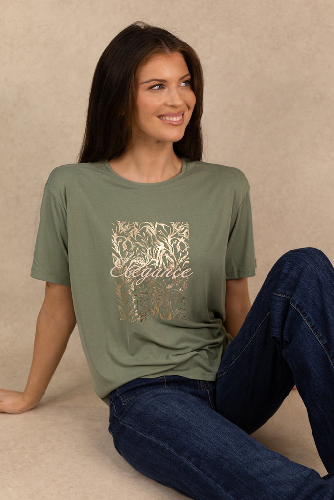 Free Life Green Botanical T-Shirt