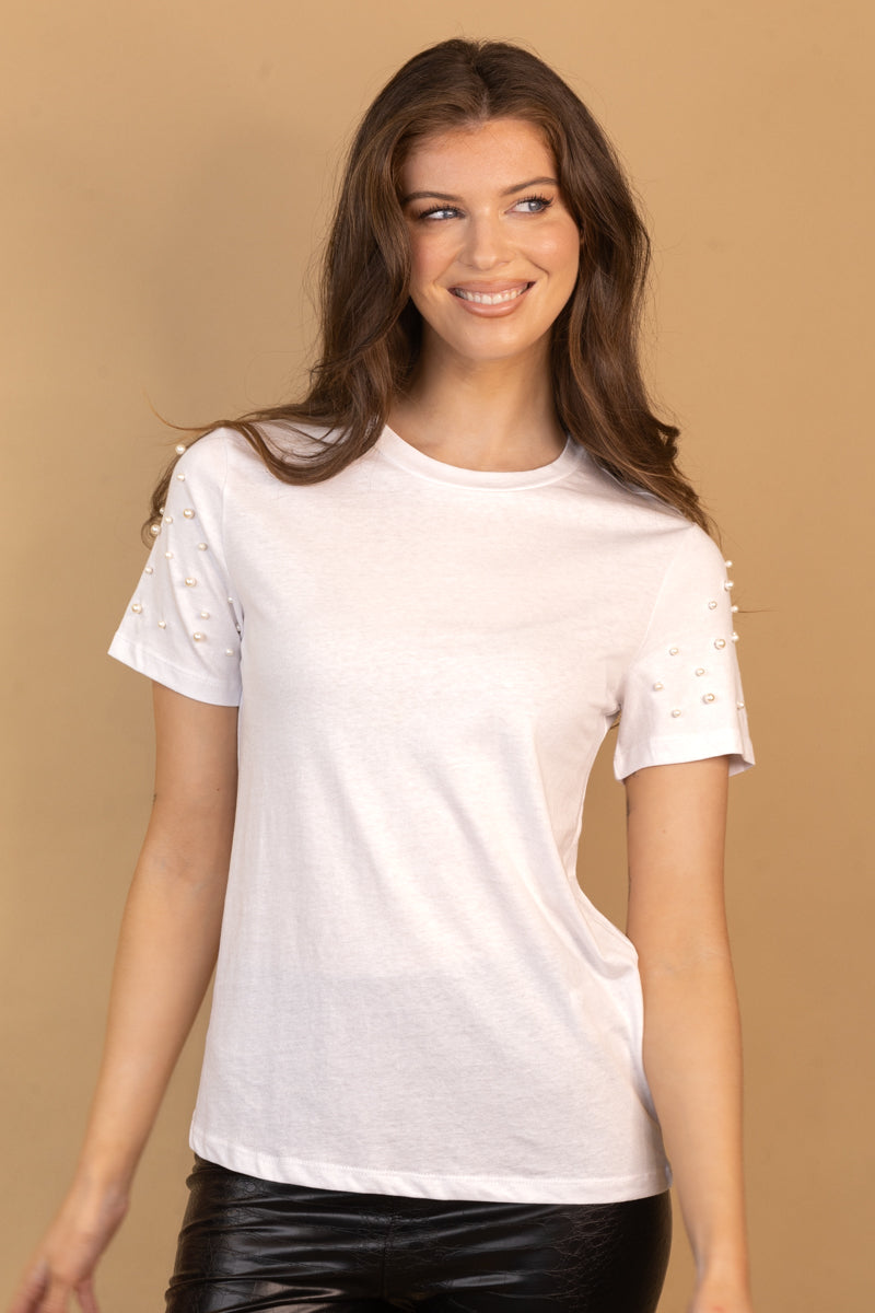 Rine White Pearl T-Shirt