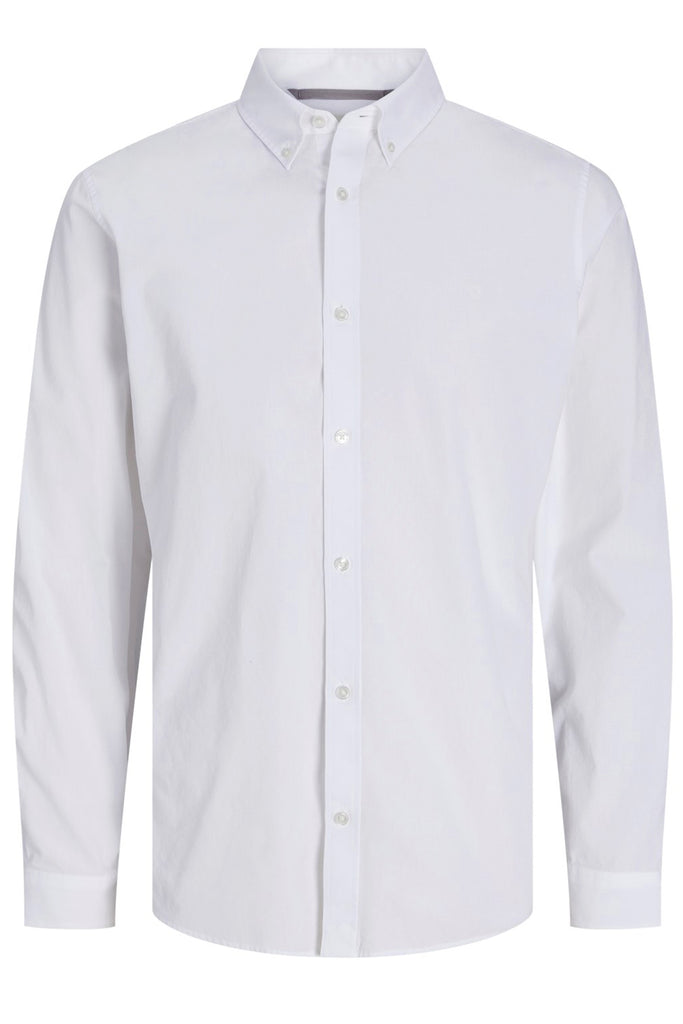 Poplin Bright White Comfort Fit Shirt