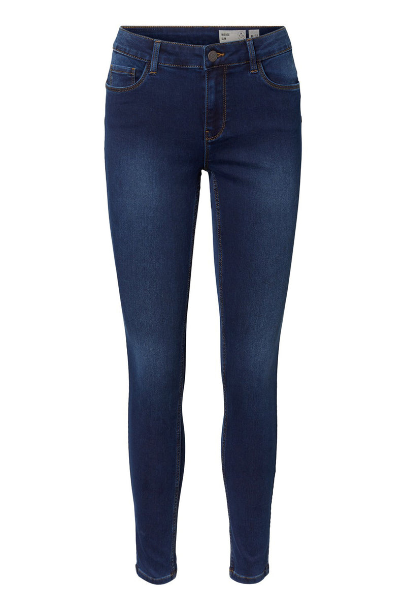 Seven Shape Up Jeans In Blue Denim