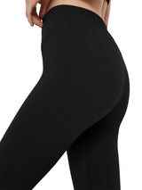 Eve Black Relaxed Ribbed Legging