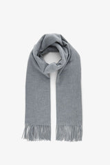long scarf in grey