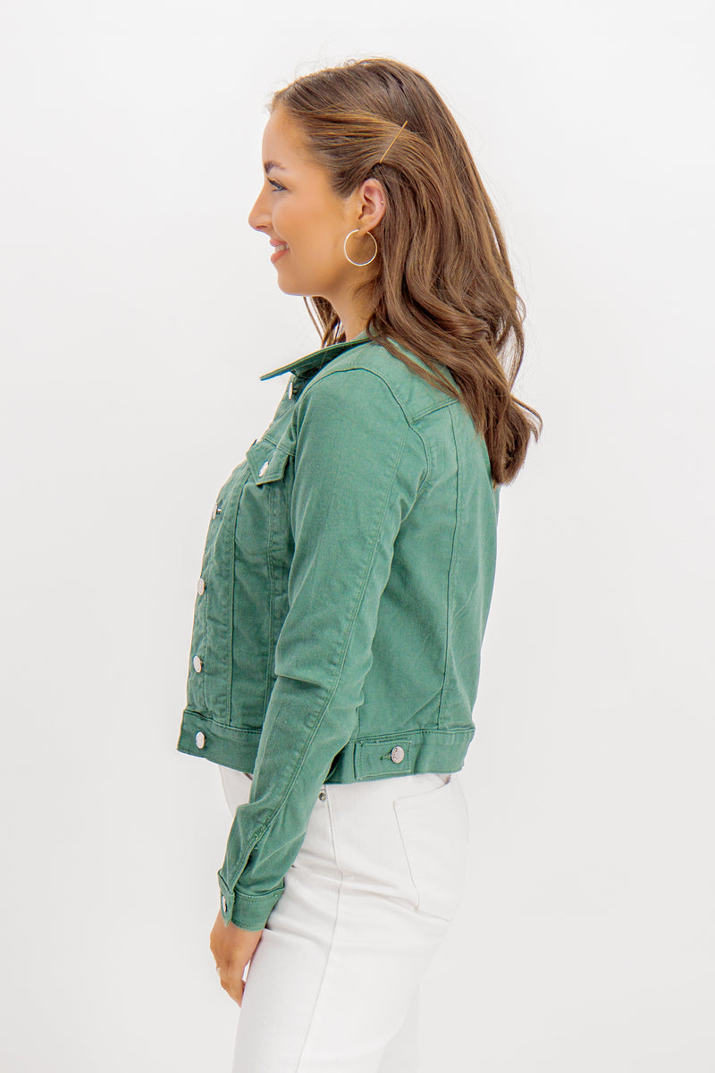 Soya Khaki Denim Jacket