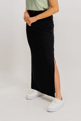 Black Stephanie Maxi Skirt