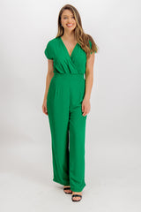 Emily & Me Green Anna Jumpsuit