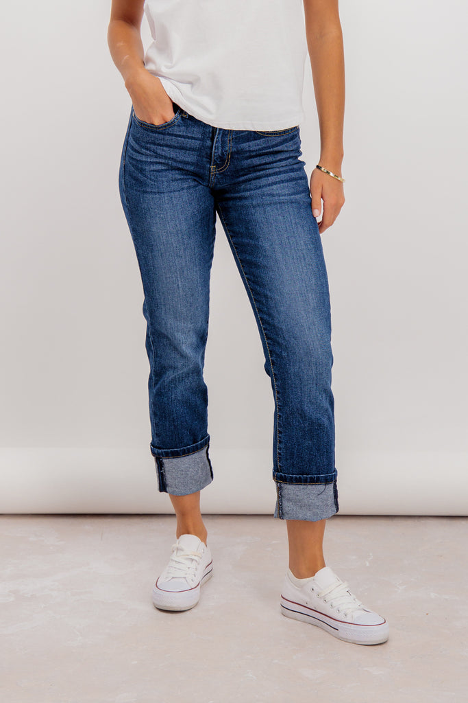 Ava Medium Blue Denim Jeans – Born Clothing