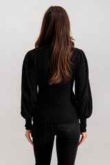 Black Katia High Neck Knit