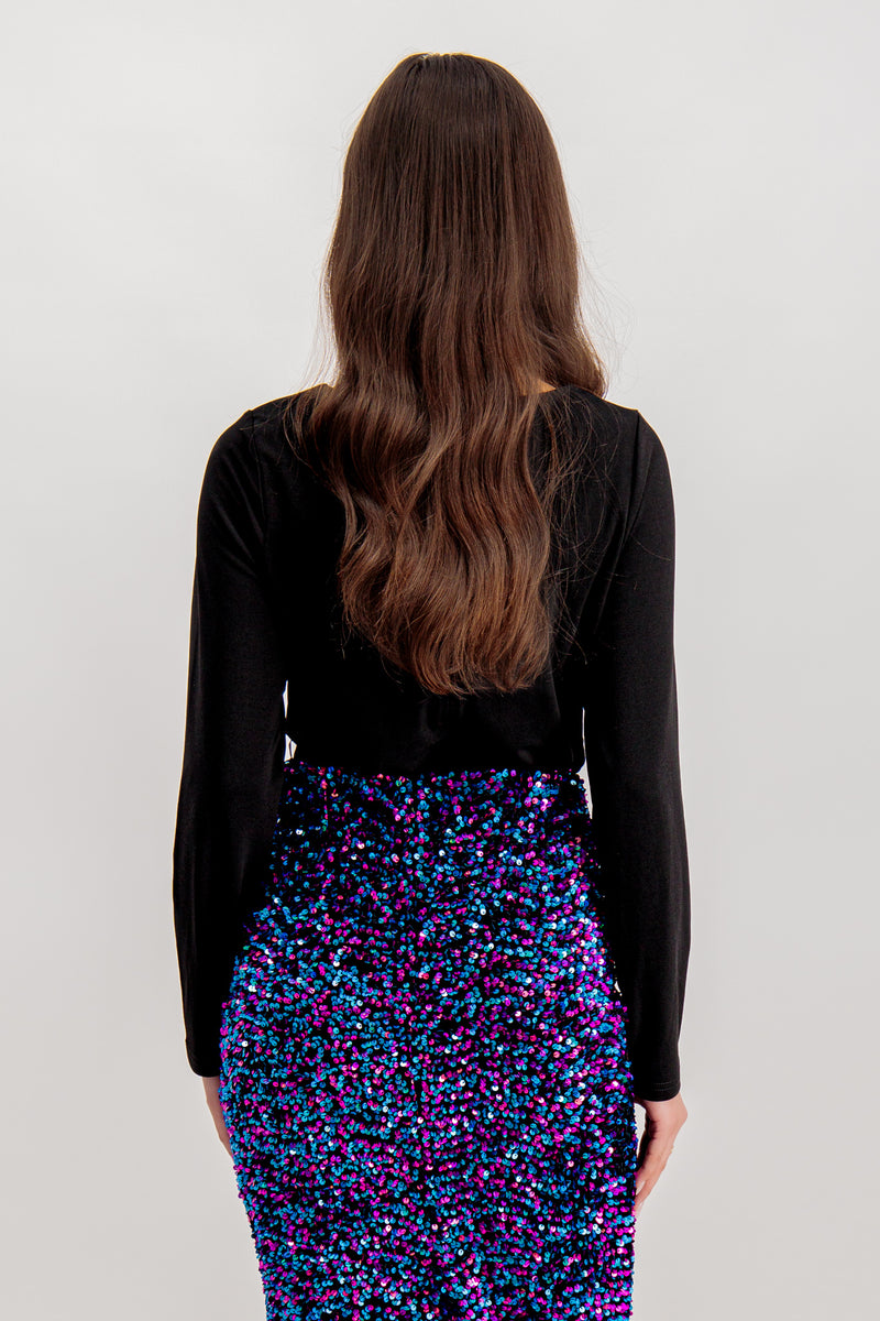 Emily & Me Penelope Black Bodysuit