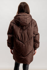 Beverly Brown Puffer Coat