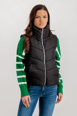 Black Finno Puffer Gilet