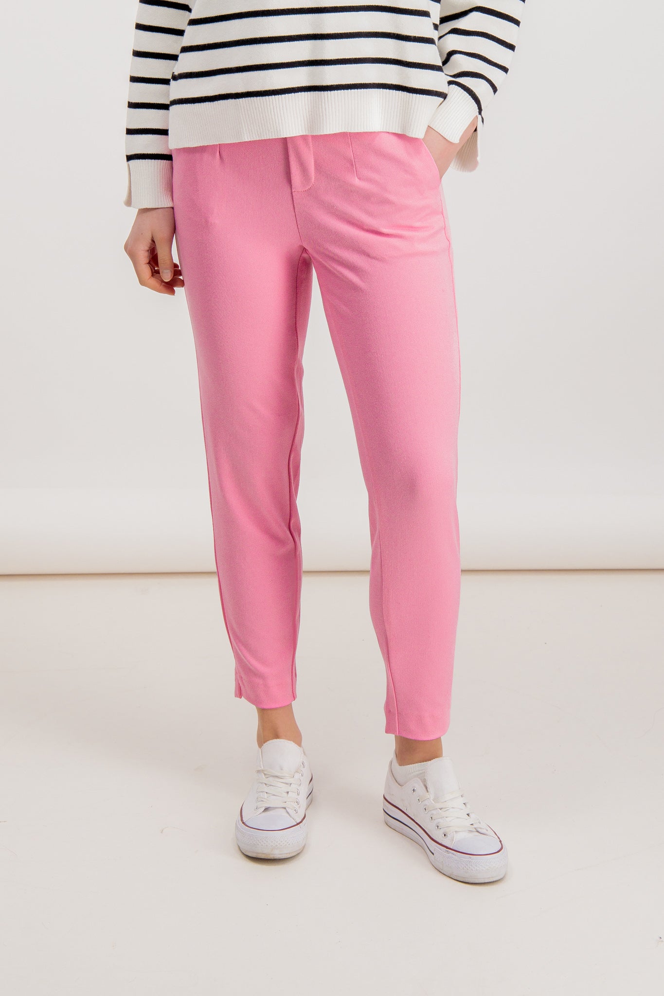 Pink Tailored Fit Pants