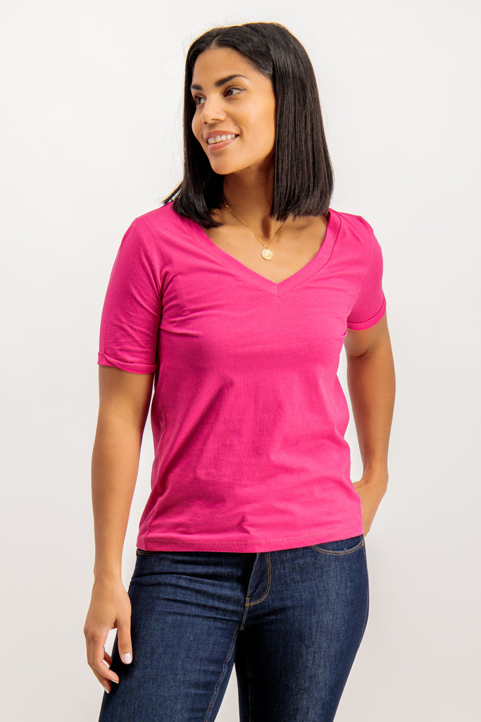 Deep Pink Ria Tee