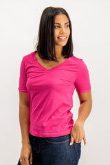 Deep Pink Ria Tee