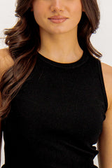 Sofi Black Tank Top