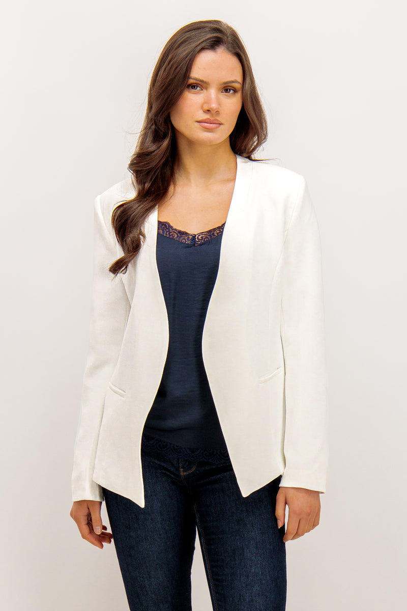 Emily & Me Paula White Open Blazer