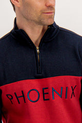 Phoenix Alex Navy Red 1/2 Zip