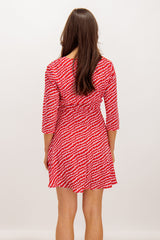 Emily & Me Felicitie Red Wrap Dress