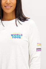Jennifer Cream Graphic Print Sweatshirt
