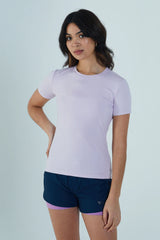 Diesel Asha T-Shirt In Soft Violet