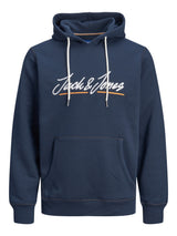 Tom Navy Jack & Jones Logo Classic Hoodie