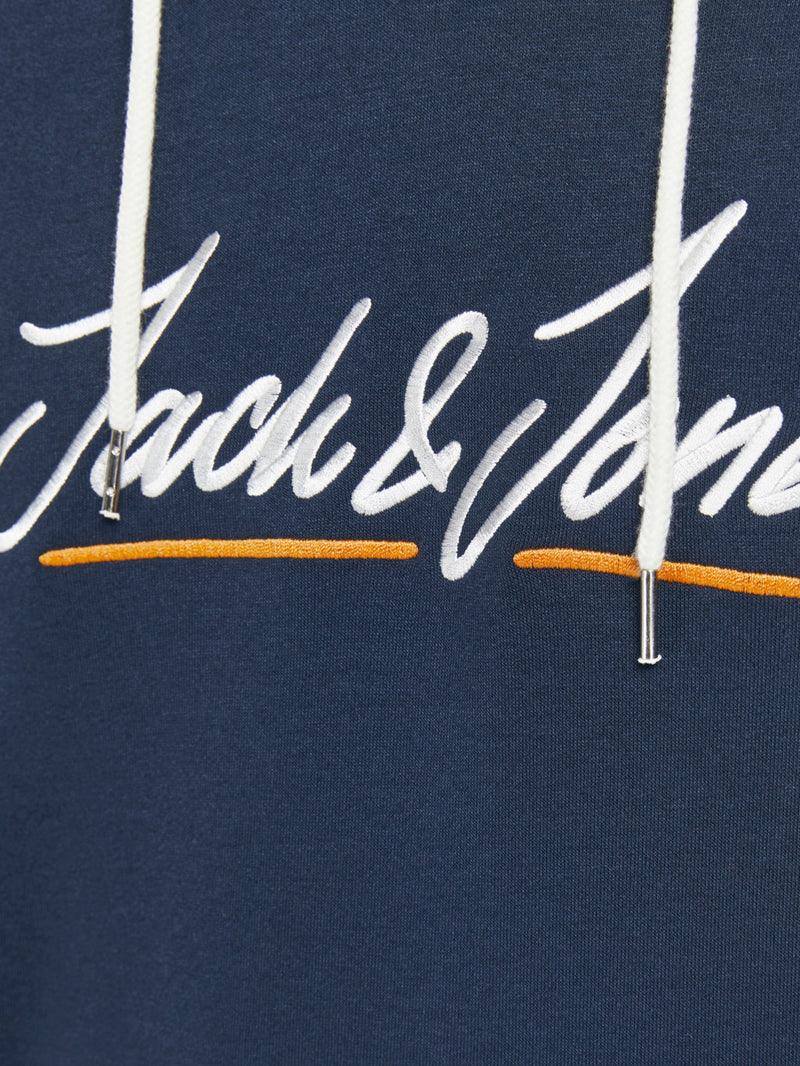 Tom Navy Jack & Jones Logo Classic Hoodie