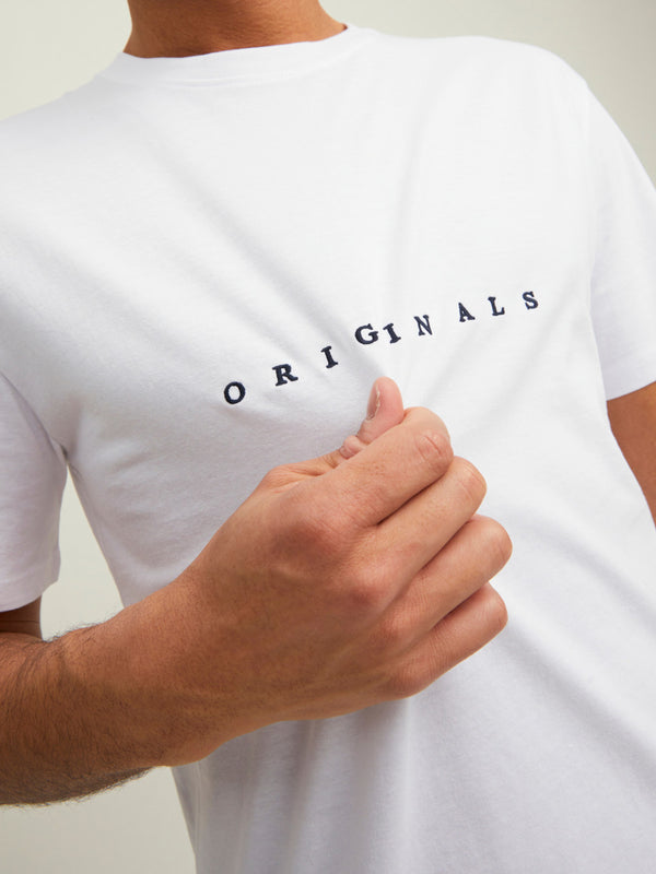 Copenhagen Unisex White 'Originals' Tee