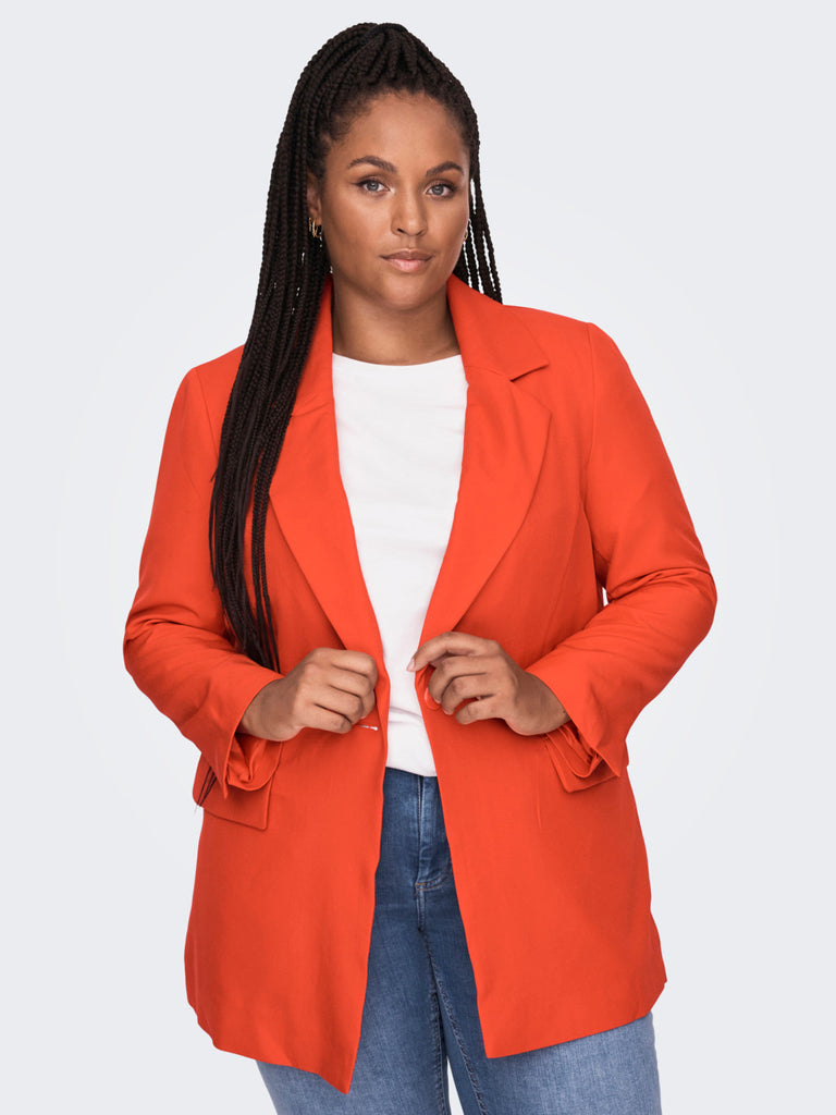 Curve Viola Orange Blazer